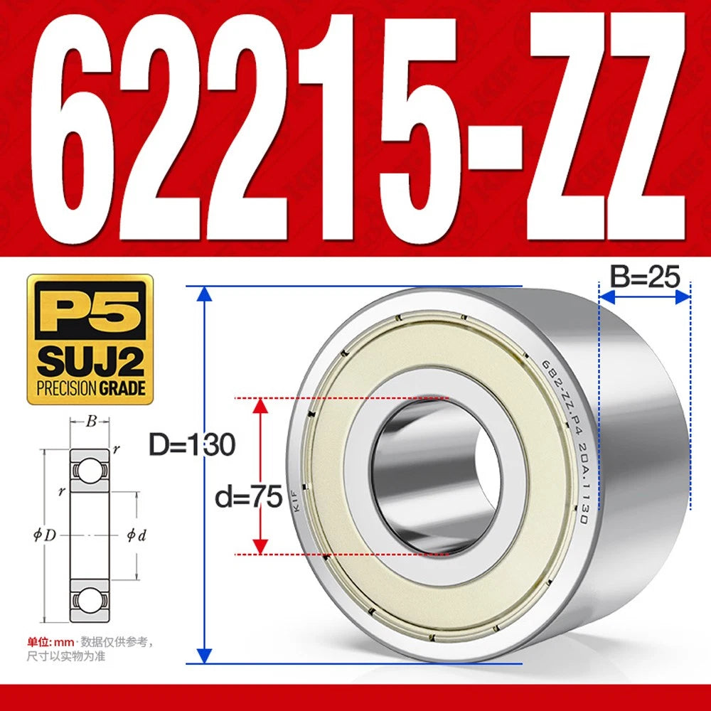 Thickening Deep Groove Ball Bearings 62200 62201 62202 62203 62204-62217 ZZ-RS