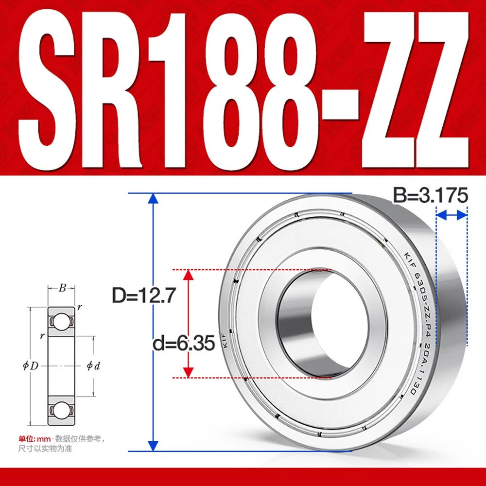 Stainless Steel Mini Deep Groove Ball Bearing Small Bearings Inner Dia-Ø 2mm-9mm