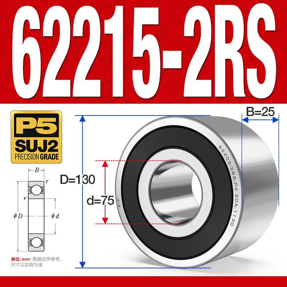 Thickening Deep Groove Ball Bearings 62200 62201 62202 62203 62204-62217 ZZ-RS
