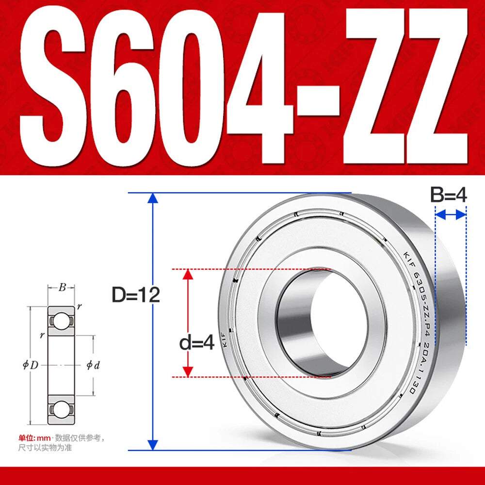 Miniature Stainless Deep Groove Ball Bearing Small Bearings Inner Dia-Ø 2mm-35mm
