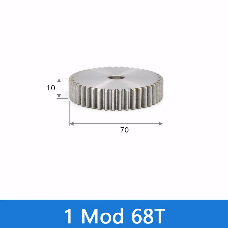 Spur Gear 45# Steel Transmission Gear 1/2 Module 12-160 Teeth Pinion Motor Gear