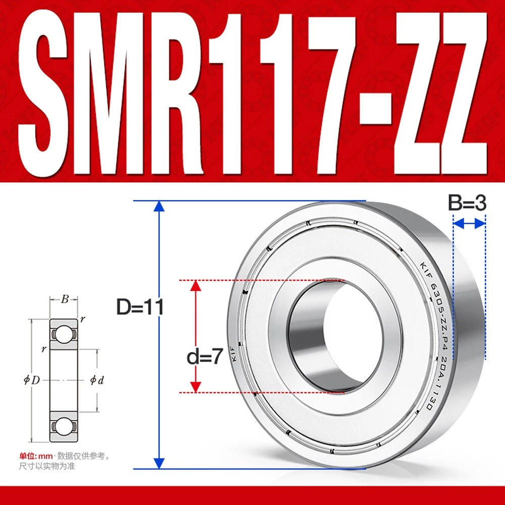 Stainless Steel Mini Deep Groove Ball Bearing Small Bearings Inner Dia-Ø 2mm-9mm