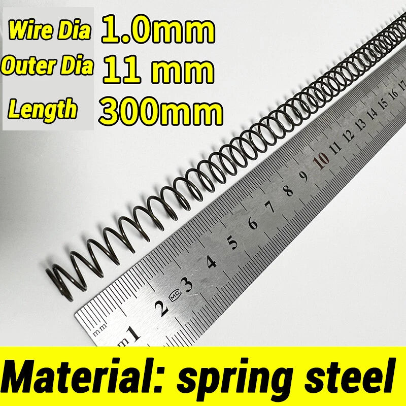 Compression Spring Various Size 2-60mm Diameter & 300mm Length Pressure Small