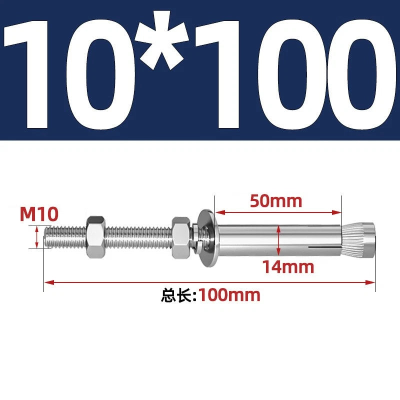M6-M20 Stainless Steel Concrete Expansion Anchor Bolts – Extra Long