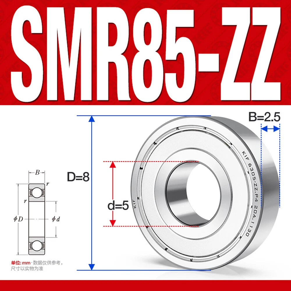 Miniature Stainless Deep Groove Ball Bearing Small Bearings Inner Dia-Ø 2mm-35mm
