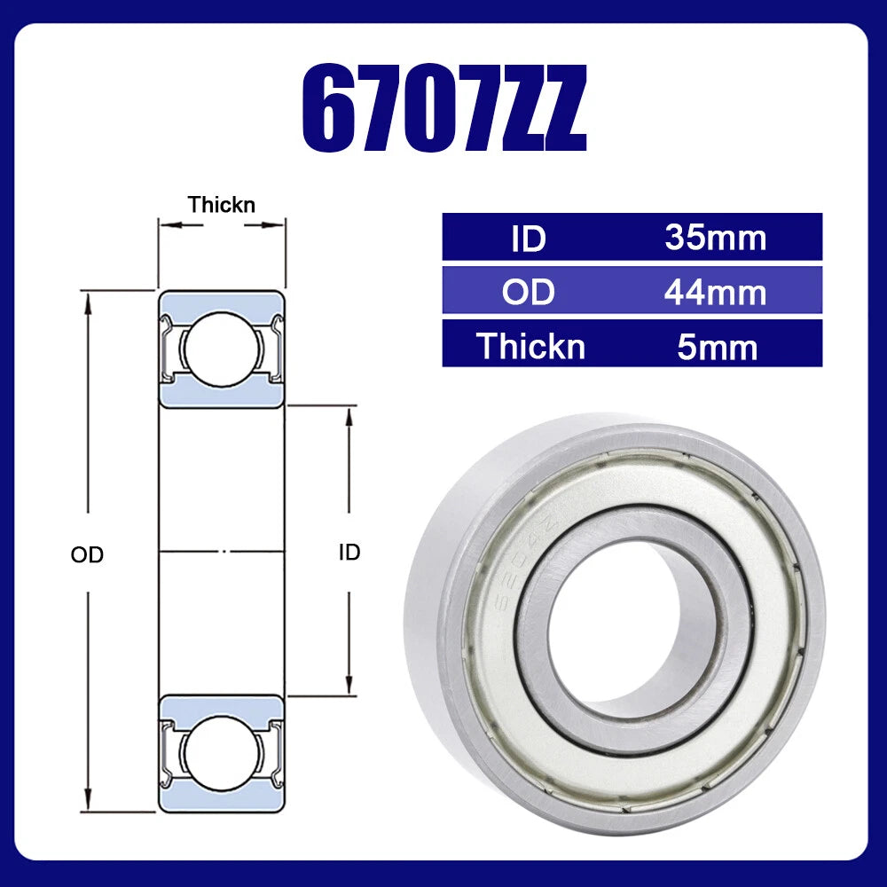 604ZZ ~ 699ZZ 6700ZZ ~ 6707ZZ Micro Bearing Deep Groove Ball Bearings, for Motor