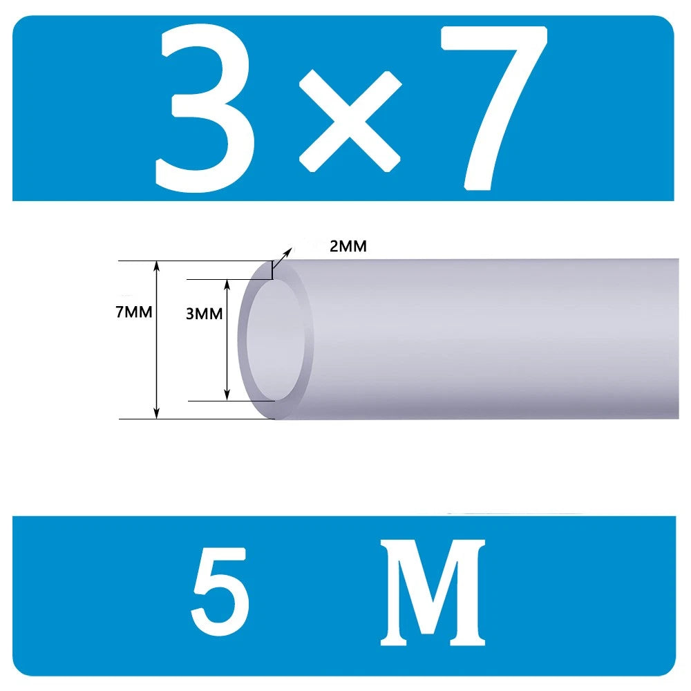 Food Grade Clear Translucent Silicone Tube Heat Resistant Hose Pipe Soft Rubber