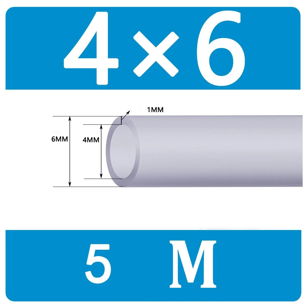 Food Grade Clear Translucent Silicone Tube Heat Resistant Hose Pipe Soft Rubber