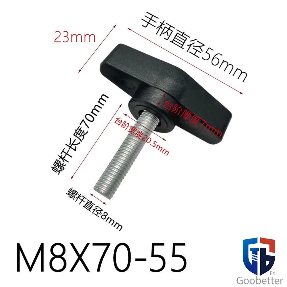 Wing Knob Thumb Screws & Clamping Nuts — M5 M6 M8 M10, D36 / D55 Flange - HomeDIYer