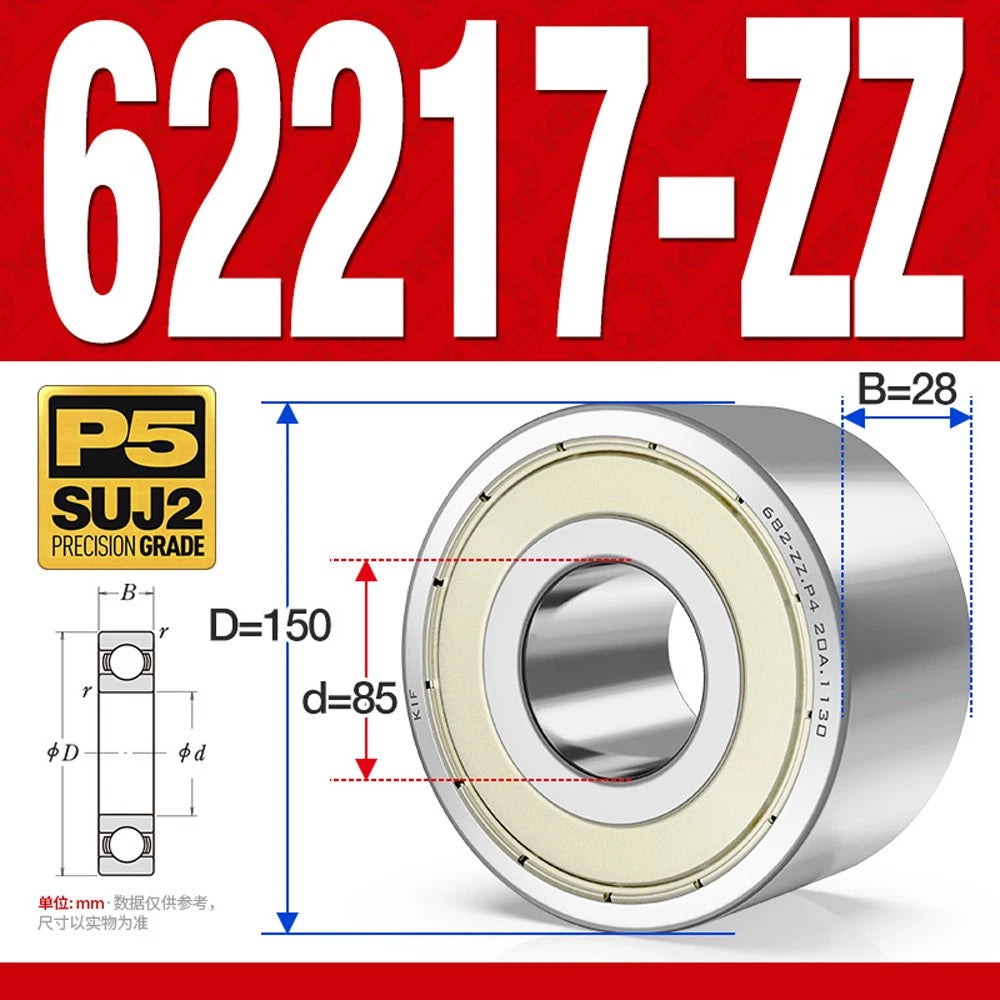 Thickening Deep Groove Ball Bearings 62200 62201 62202 62203 62204-62217 ZZ-RS