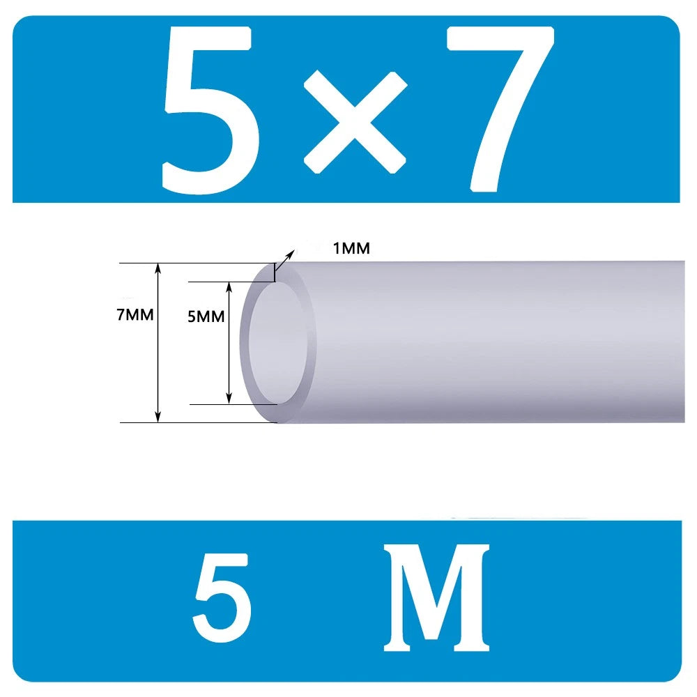Food Grade Clear Translucent Silicone Tube Heat Resistant Hose Pipe Soft Rubber