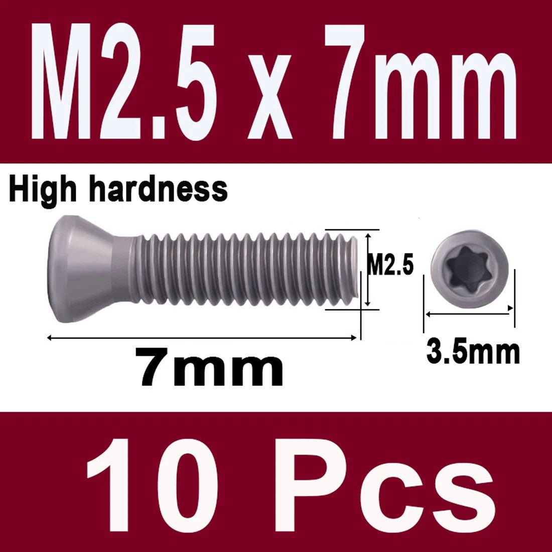 12.9 Grade Torx Flat Head Machine Screws — Carbon Steel, M1.6 to M6 - HomeDIYer