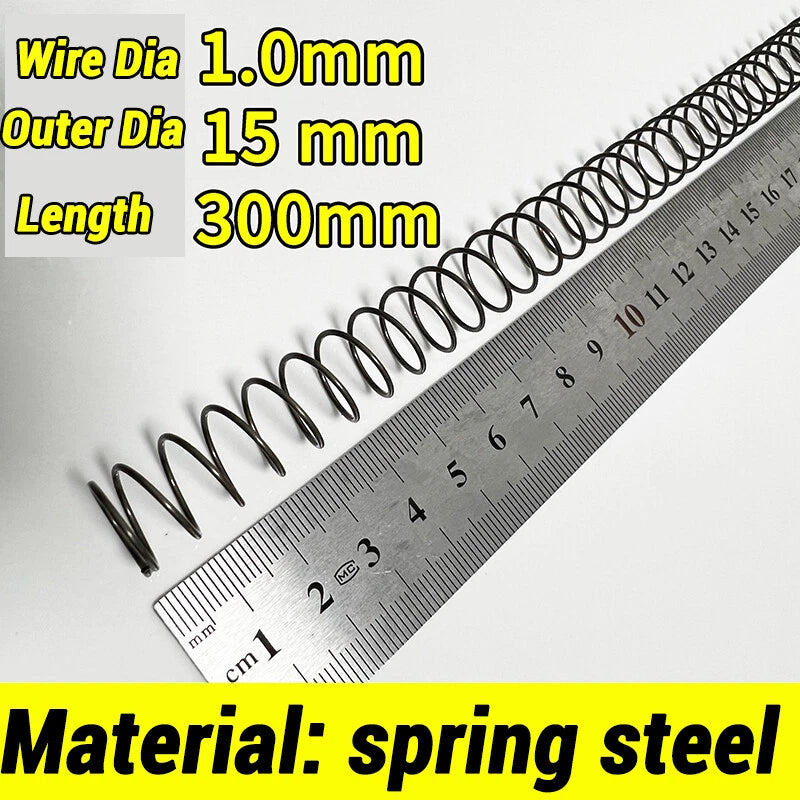 Compression Spring Various Size 2-60mm Diameter & 300mm Length Pressure Small