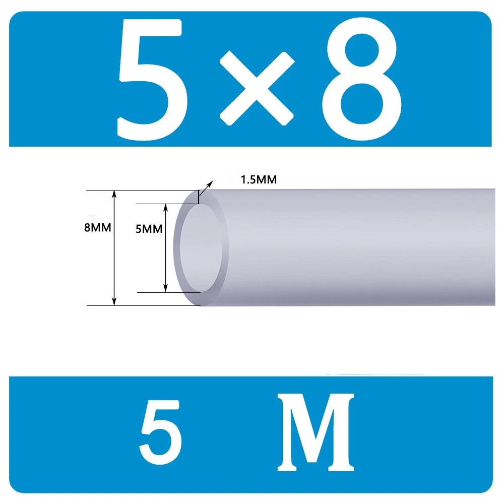 Food Grade Clear Translucent Silicone Tube Heat Resistant Hose Pipe Soft Rubber