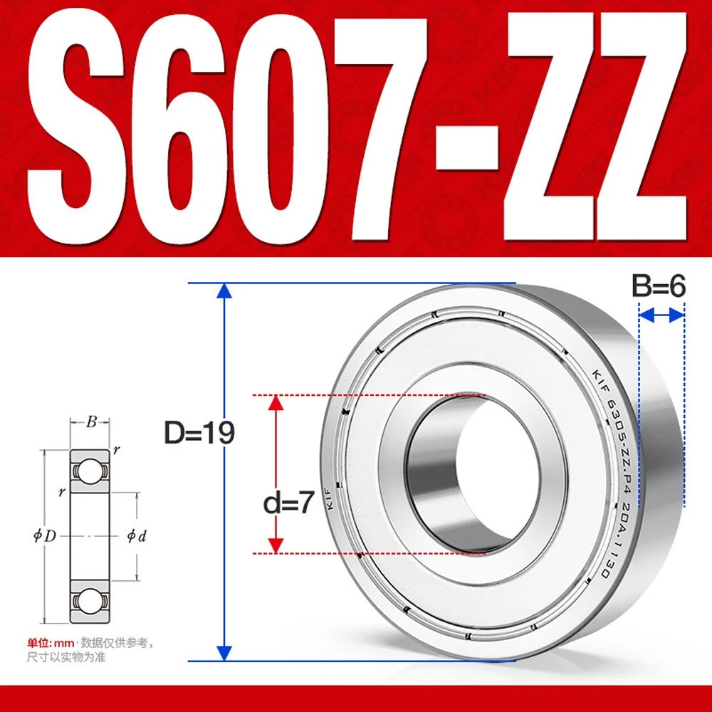 Stainless Steel Mini Deep Groove Ball Bearing Small Bearings Inner Dia-Ø 2mm-9mm