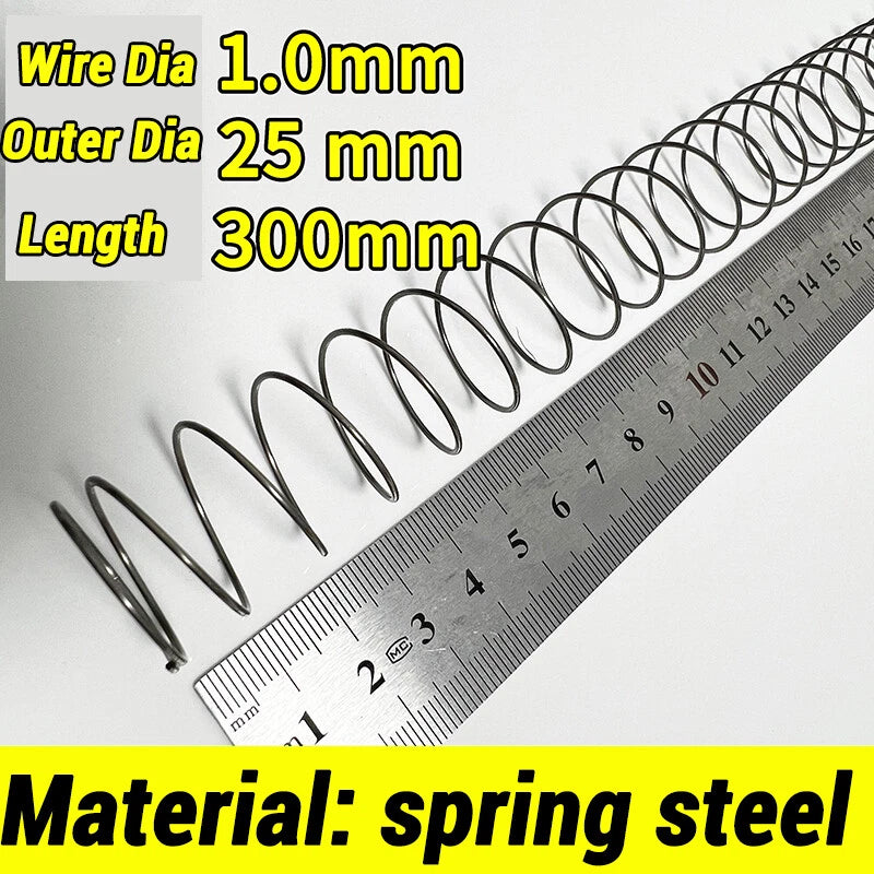 Compression Spring Various Size 2-60mm Diameter & 300mm Length Pressure Small