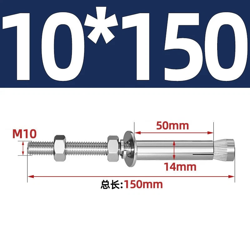 M6-M20 Stainless Steel Concrete Expansion Anchor Bolts – Extra Long