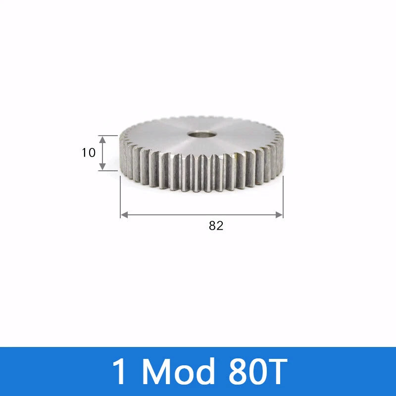 Spur Gear 45# Steel Transmission Gear 1/2 Module 12-160 Teeth Pinion Motor Gear
