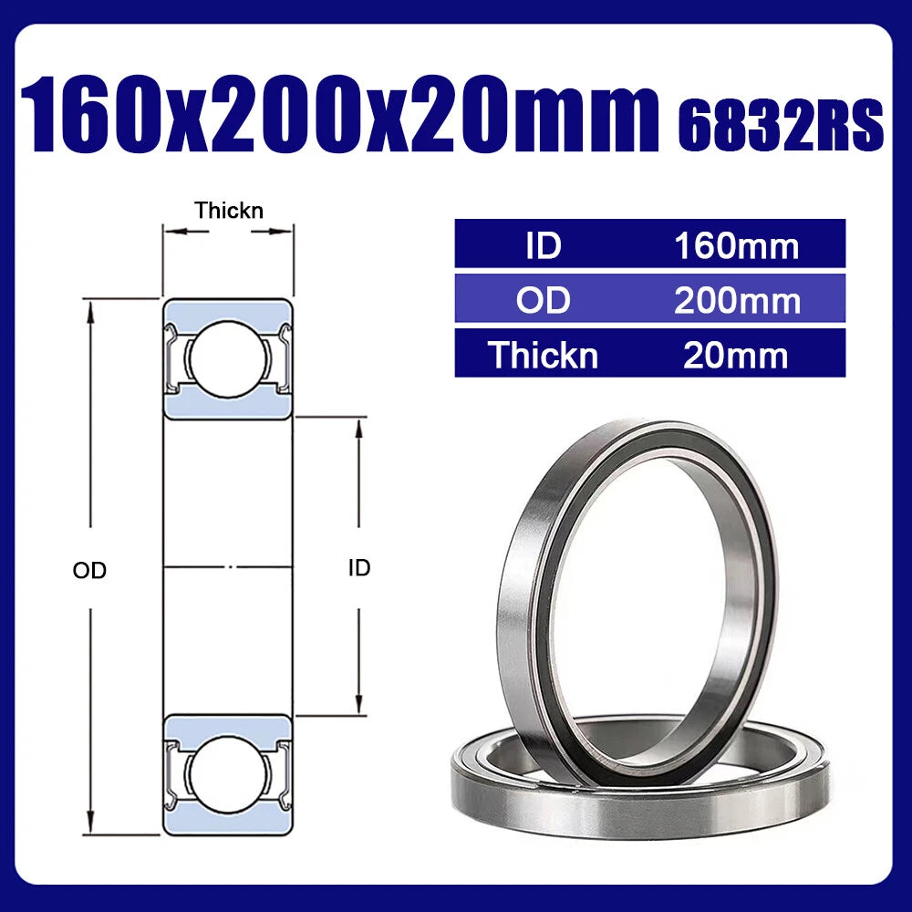Thin Wall Bearings Deep Groove Ball Bearing ZZ or RZ, Sealed, - Models Complete