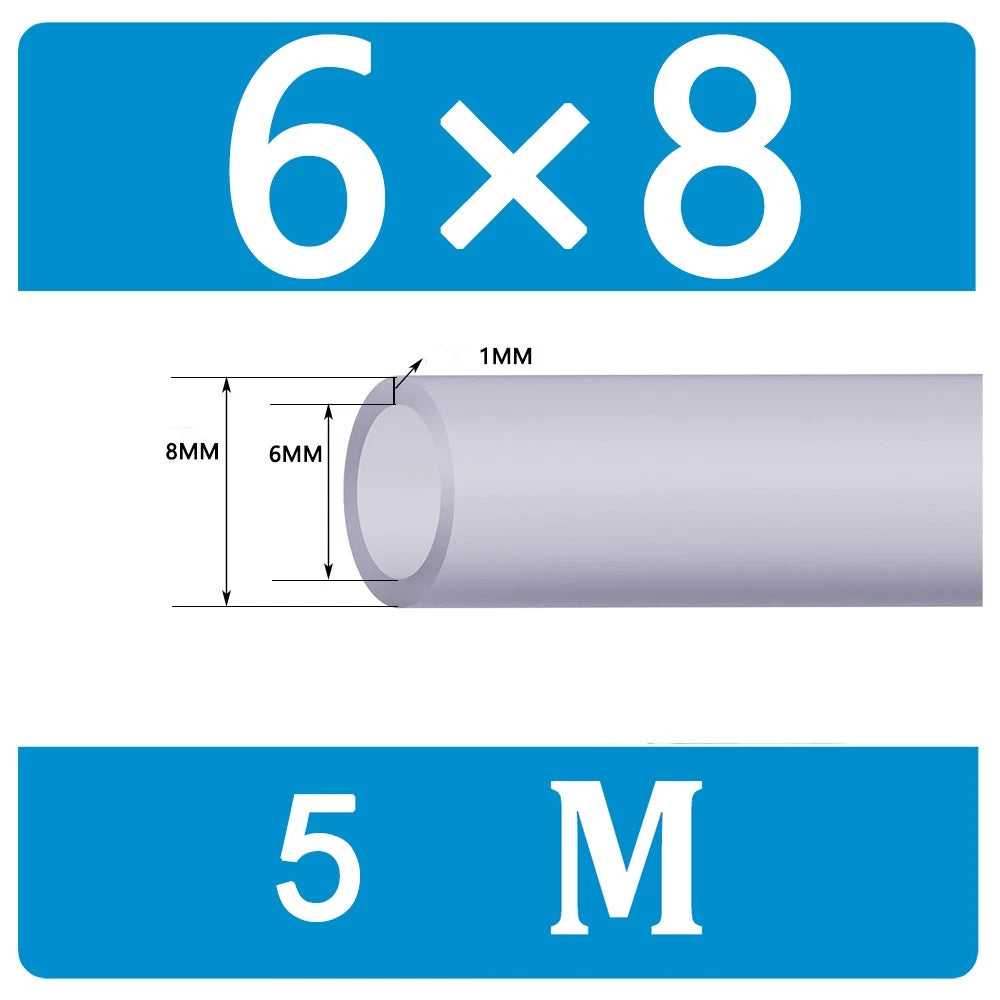 Food Grade Clear Translucent Silicone Tube Heat Resistant Hose Pipe Soft Rubber