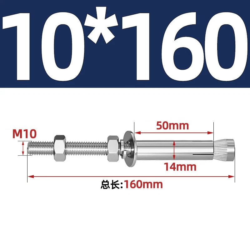 M6-M20 Stainless Steel Concrete Expansion Anchor Bolts – Extra Long