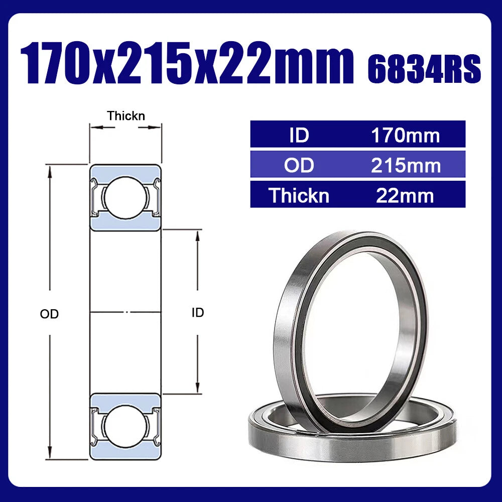 Thin Wall Bearings Deep Groove Ball Bearing ZZ or RZ, Sealed, - Models Complete