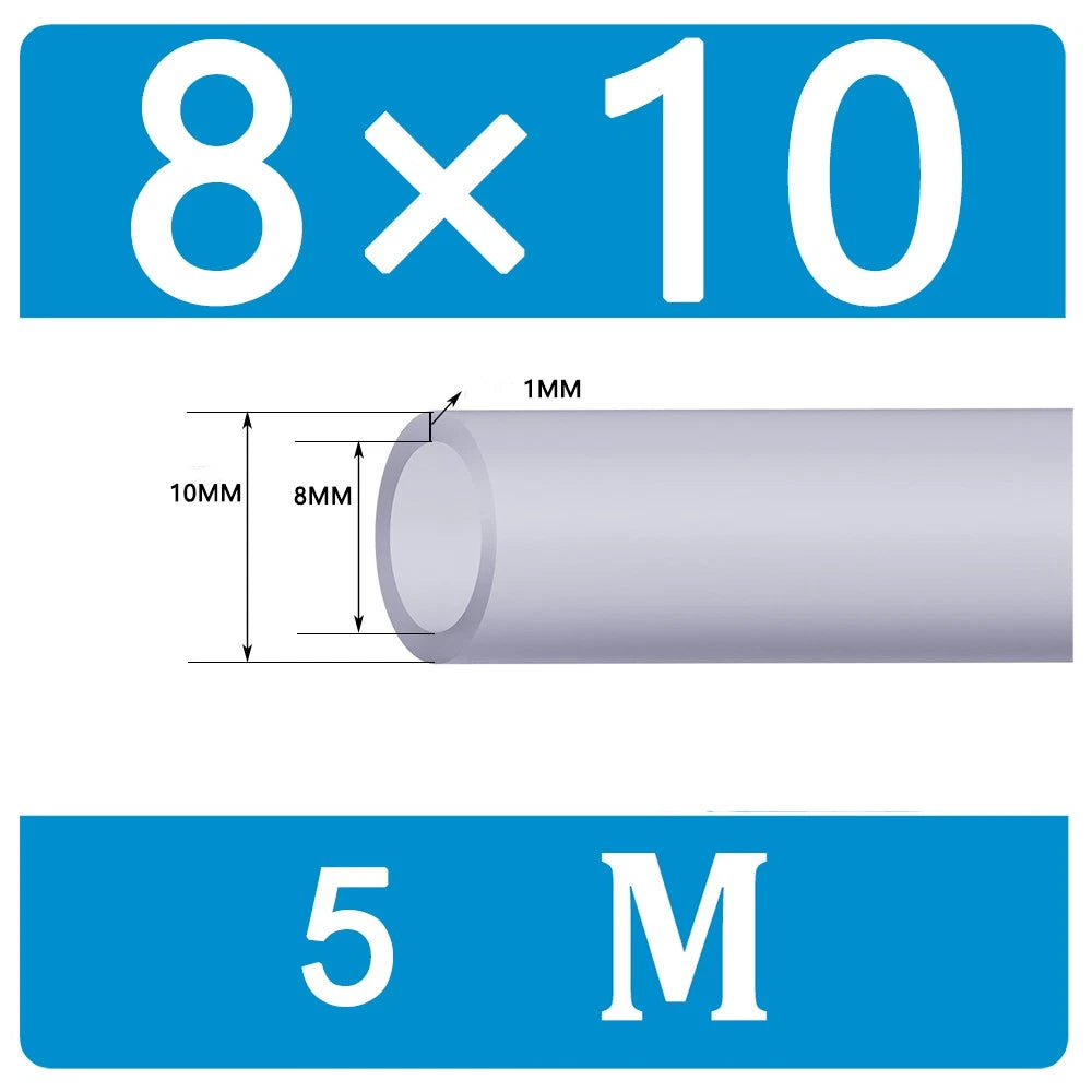 Food Grade Clear Translucent Silicone Tube Heat Resistant Hose Pipe Soft Rubber