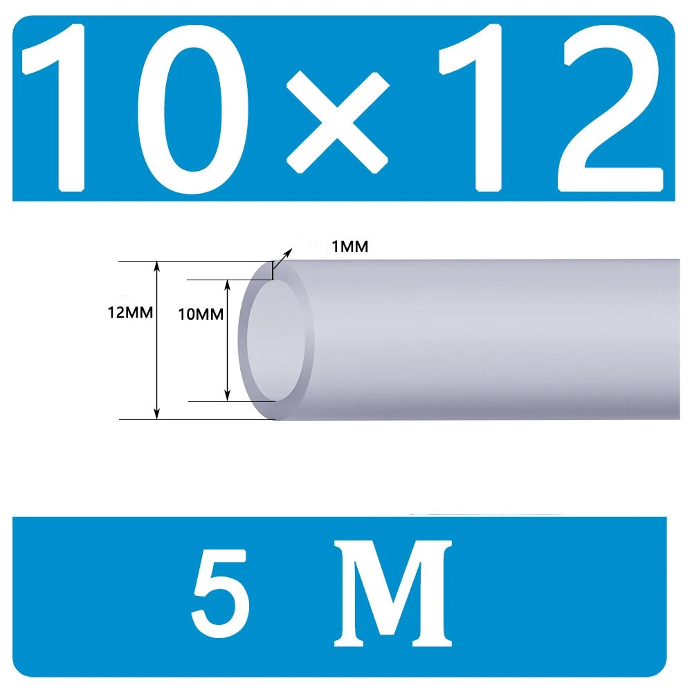 Food Grade Clear Translucent Silicone Tube Heat Resistant Hose Pipe Soft Rubber