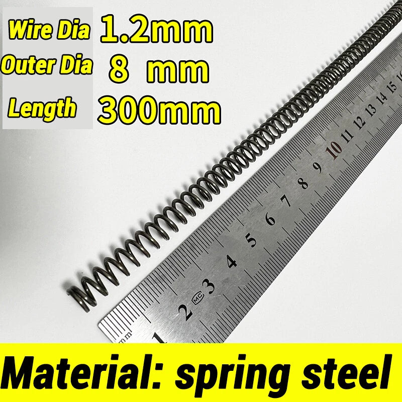 Compression Spring Various Size 2-60mm Diameter & 300mm Length Pressure Small