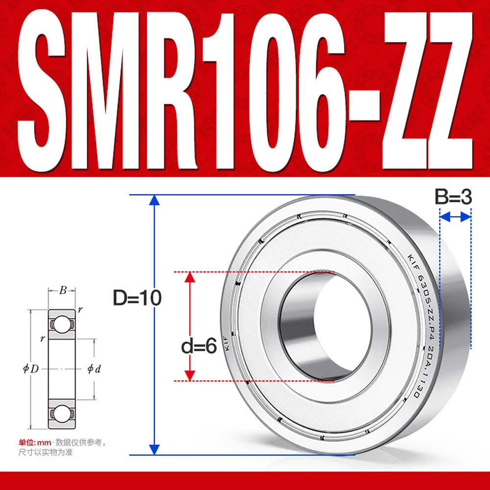 Miniature Stainless Deep Groove Ball Bearing Small Bearings Inner Dia-Ø 2mm-35mm