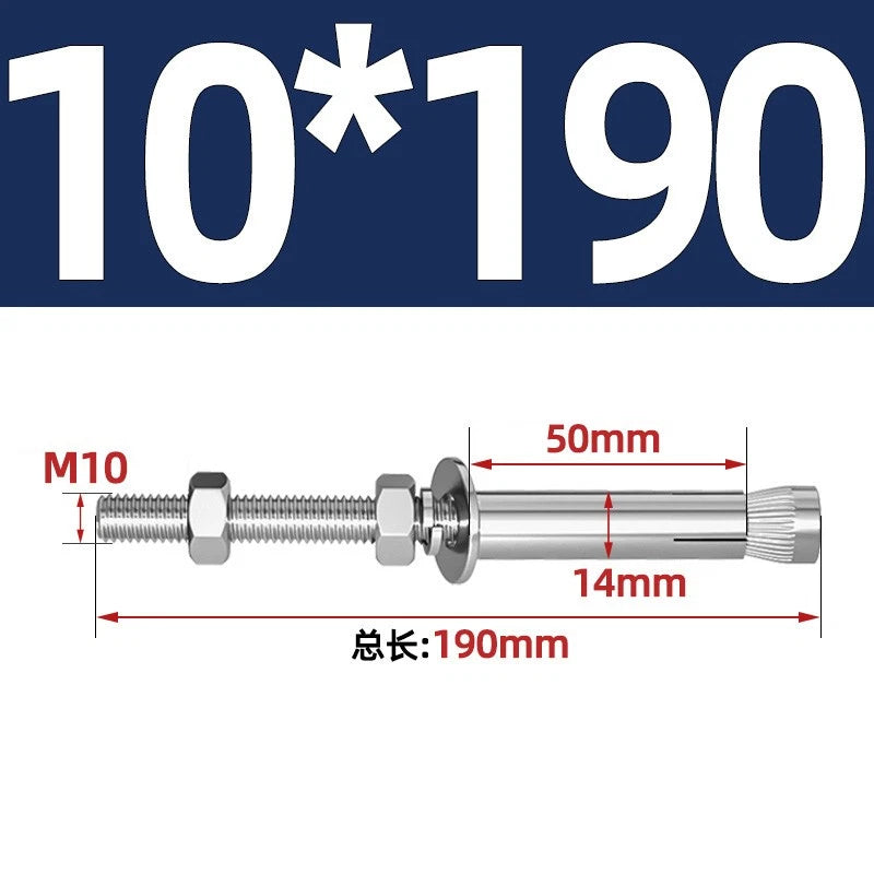 M6-M20 Stainless Steel Concrete Expansion Anchor Bolts – Extra Long