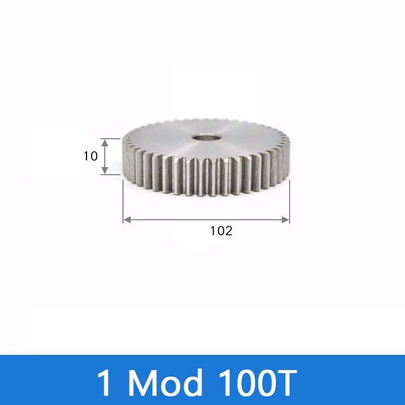 Spur Gear 45# Steel Transmission Gear 1/2 Module 12-160 Teeth Pinion Motor Gear