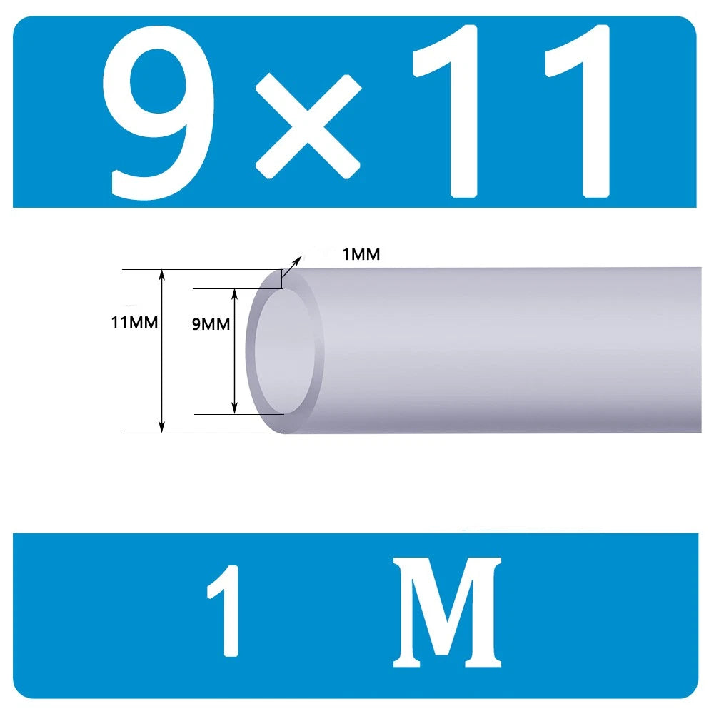 Food Grade Clear Translucent Silicone Tube Heat Resistant Hose Pipe Soft Rubber