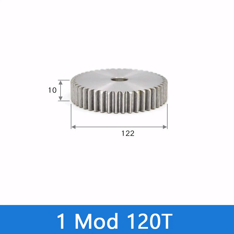Spur Gear 45# Steel Transmission Gear 1/2 Module 12-160 Teeth Pinion Motor Gear