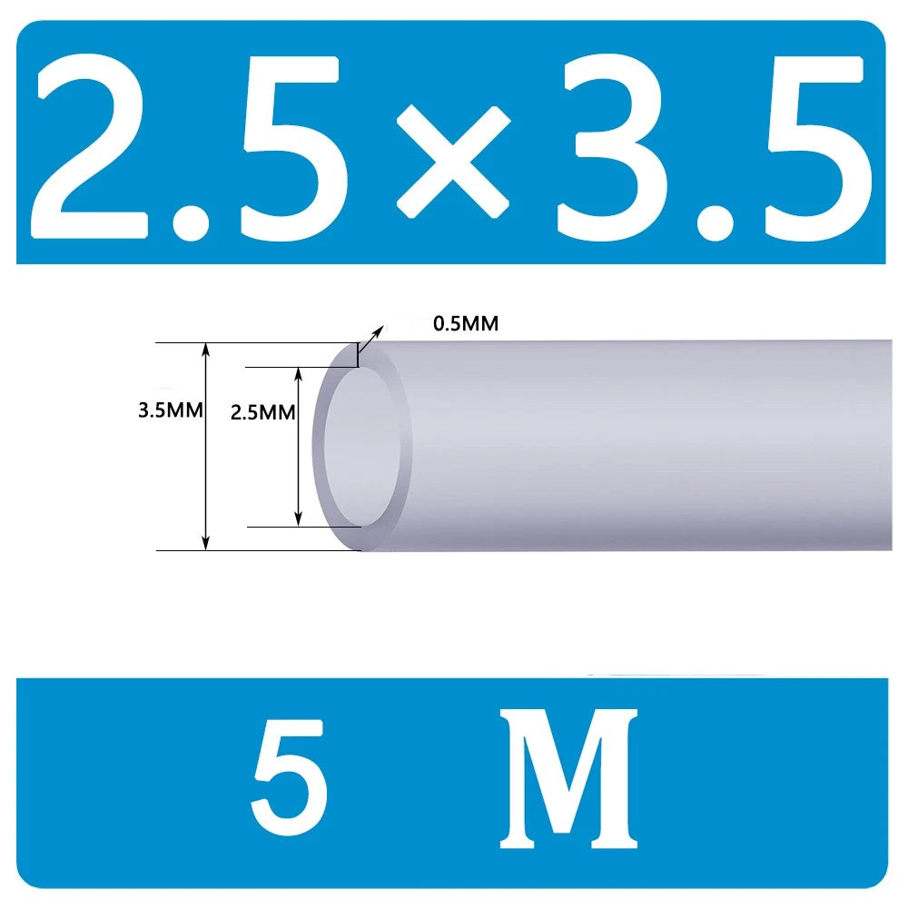 Food Grade Clear Translucent Silicone Tube Heat Resistant Hose Pipe Soft Rubber
