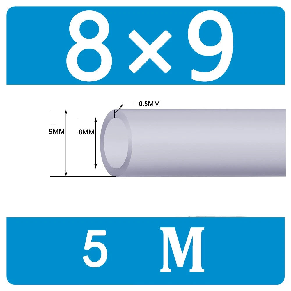 Food Grade Clear Translucent Silicone Tube Heat Resistant Hose Pipe Soft Rubber