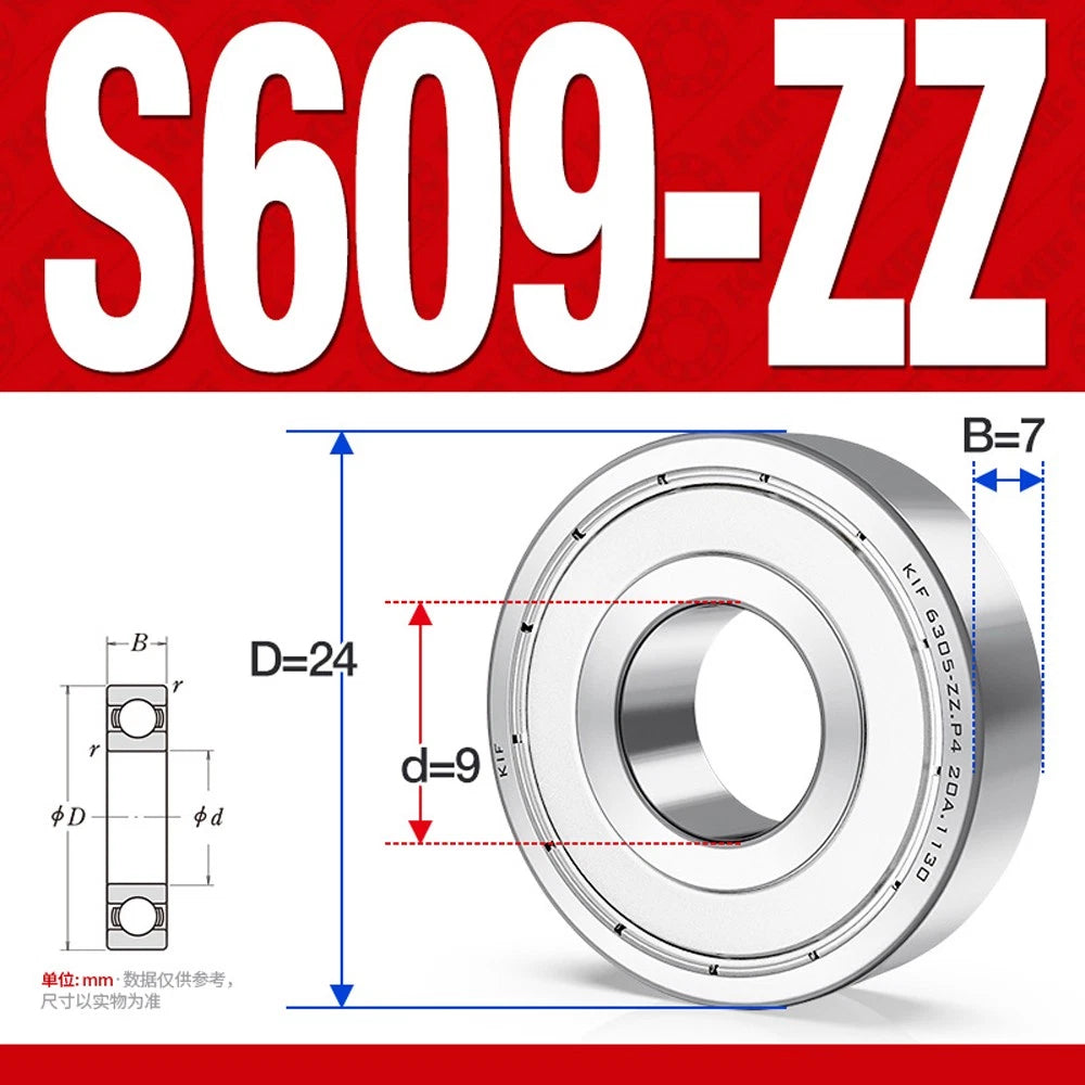 Stainless Steel Mini Deep Groove Ball Bearing Small Bearings Inner Dia-Ø 2mm-9mm
