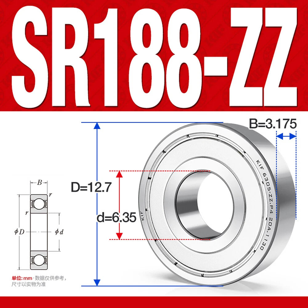 Miniature Stainless Deep Groove Ball Bearing Small Bearings Inner Dia-Ø 2mm-35mm