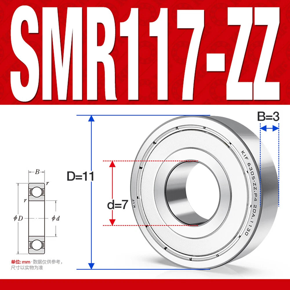 Miniature Stainless Deep Groove Ball Bearing Small Bearings Inner Dia-Ø 2mm-35mm