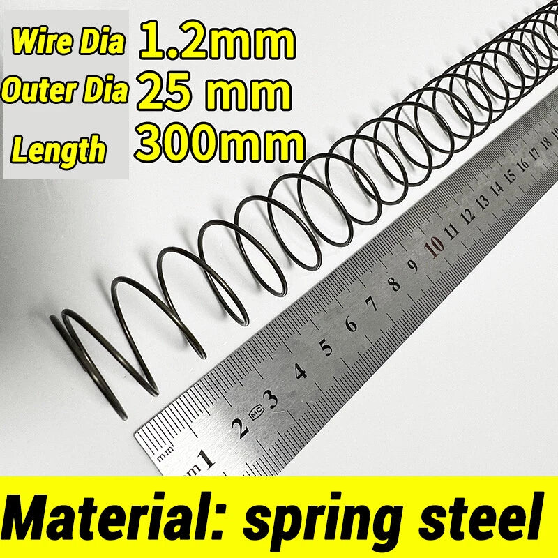 Compression Spring Various Size 2-60mm Diameter & 300mm Length Pressure Small