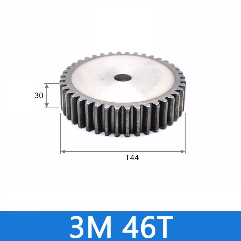 Spur Gears Pinion Gear 1.5/2.5/3/4/5 Mod Transmission Gears 45# Steel Flat Gears