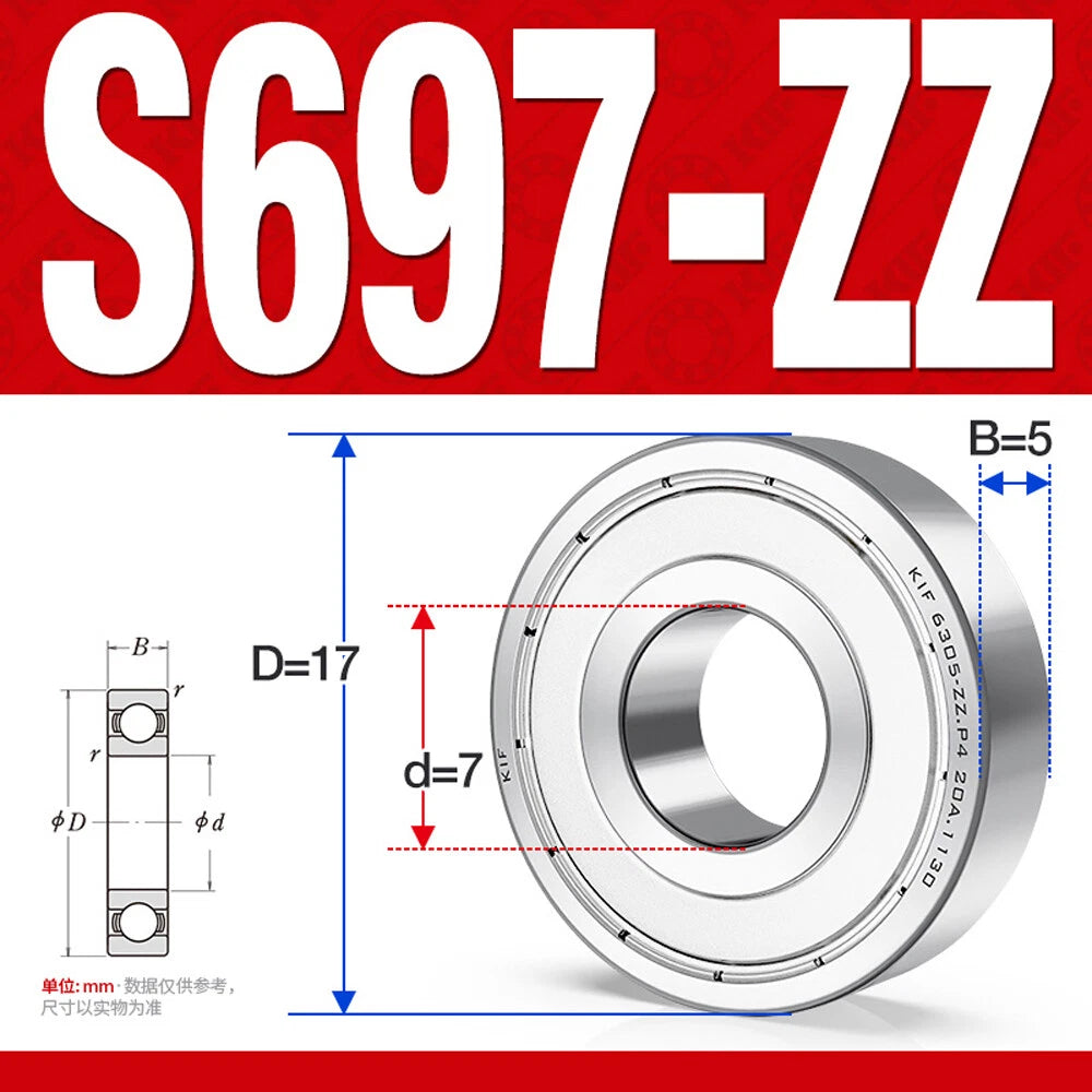 Miniature Stainless Deep Groove Ball Bearing Small Bearings Inner Dia-Ø 2mm-35mm