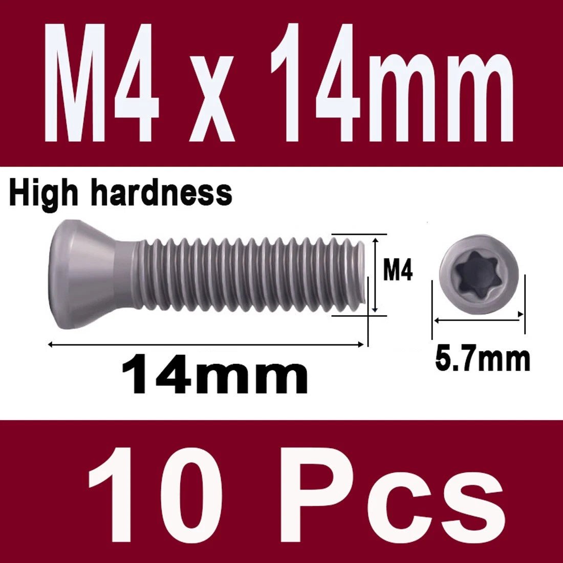 12.9 Grade Torx Flat Head Machine Screws — Carbon Steel, M1.6 to M6 - HomeDIYer