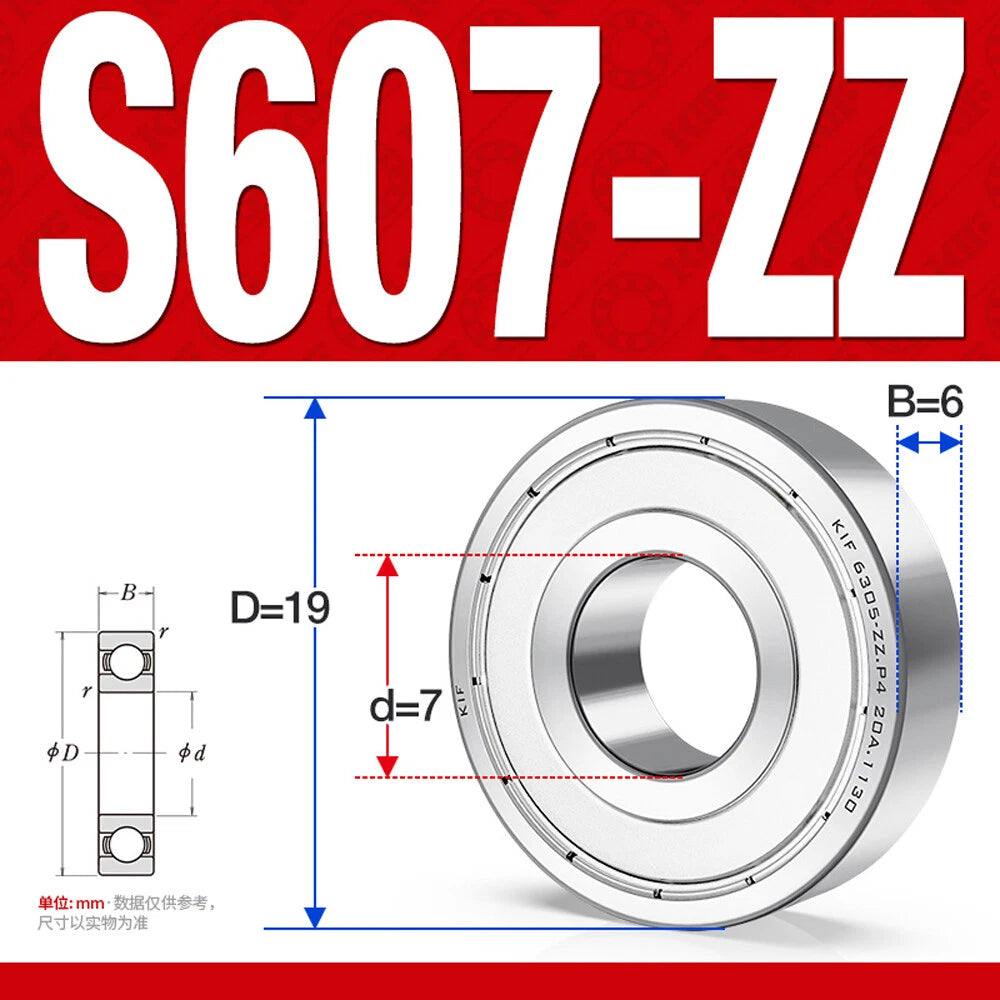 Miniature Stainless Deep Groove Ball Bearing Small Bearings Inner Dia-Ø 2mm-35mm
