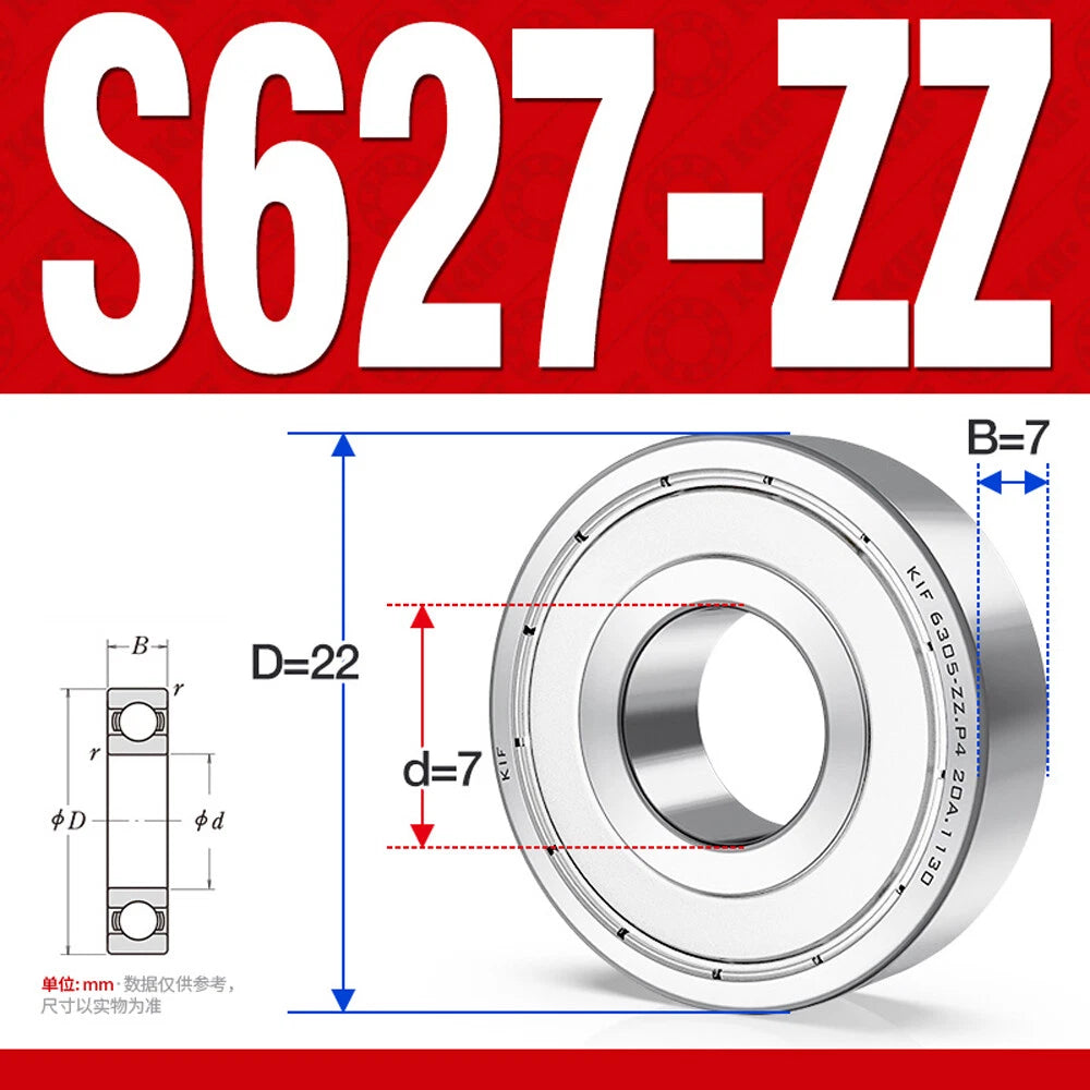 Miniature Stainless Deep Groove Ball Bearing Small Bearings Inner Dia-Ø 2mm-35mm