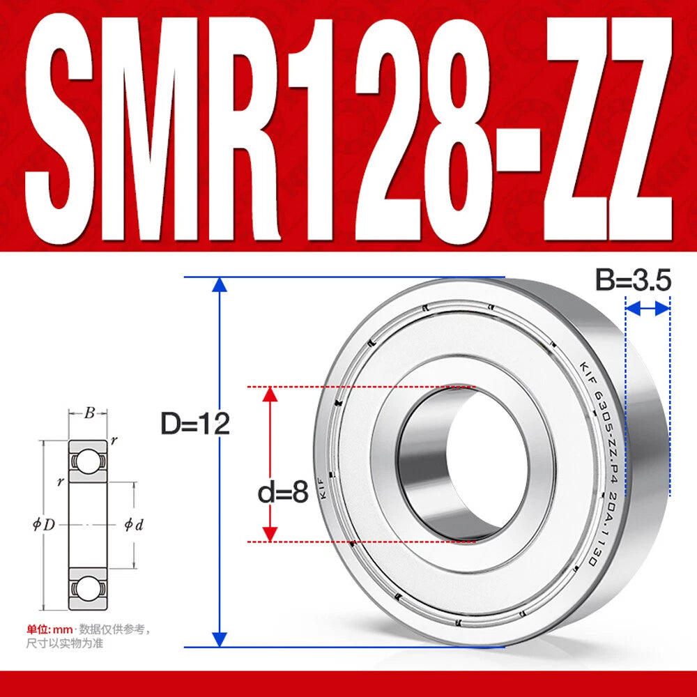 Miniature Stainless Deep Groove Ball Bearing Small Bearings Inner Dia-Ø 2mm-35mm