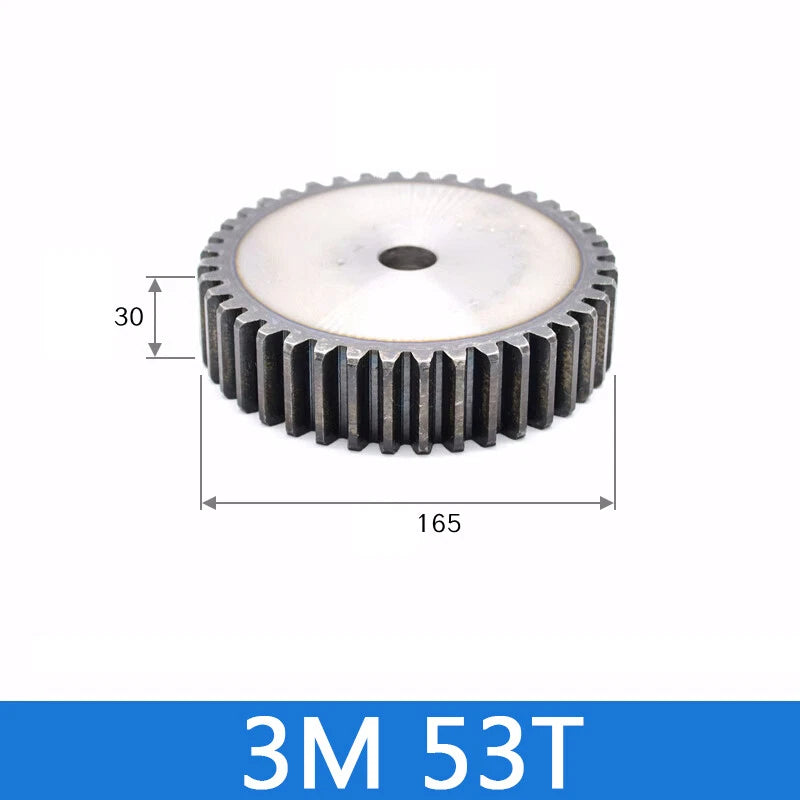 Spur Gears Pinion Gear 1.5/2.5/3/4/5 Mod Transmission Gears 45# Steel Flat Gears