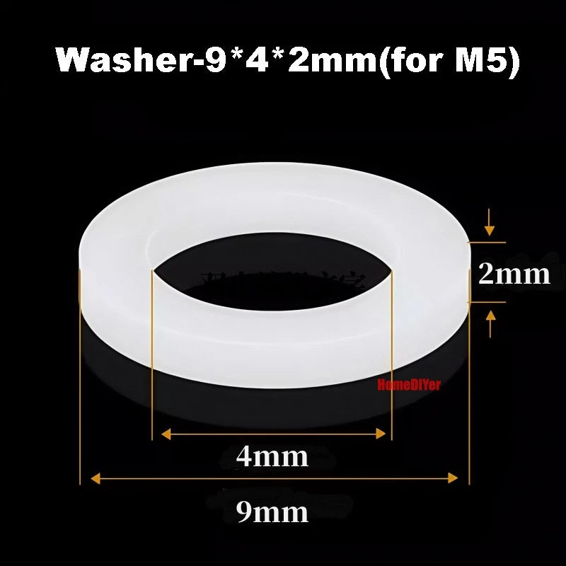 Plastic Barbed Hose Reducer Connector — Straight Thread Joiner for Air & Water Tube