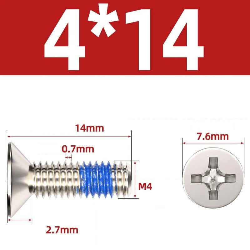 M1.2–M6 Phillips Flat Head Machine Screws | Carbon Steel | Black & Nickel Plated