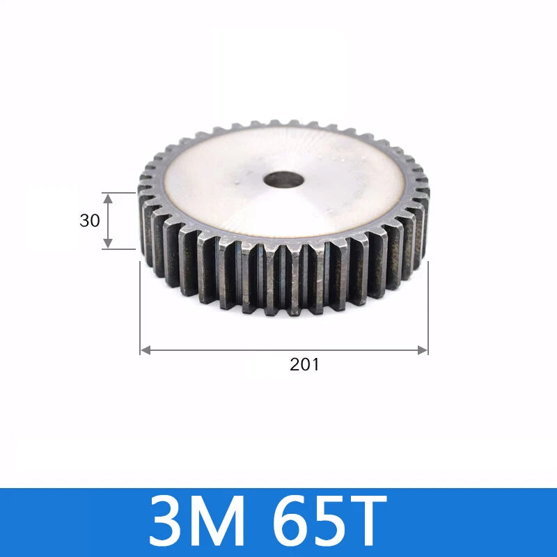 Spur Gears Pinion Gear 1.5/2.5/3/4/5 Mod Transmission Gears 45# Steel Flat Gears